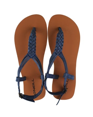 O'Neill Braided Ditsy Plus Womens Dark Brown Sandals