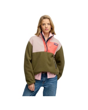 Superdry Fleece met kleurblokken voor dames