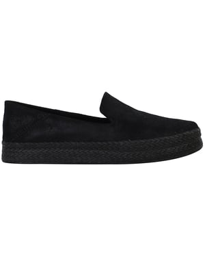 Toms Carolina Womens Black Espadrilles