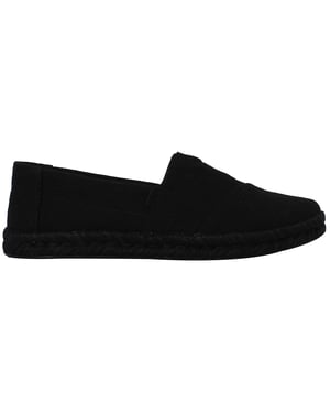 Toms Alpargata Rope 2.0 Womens Black Espadrilles