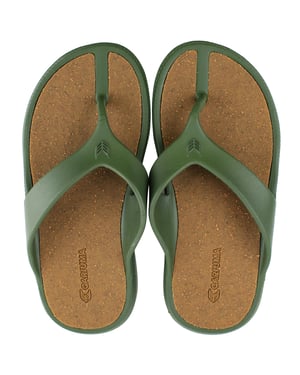 Cariuma Ibitu Unisex Green Flip-Flops