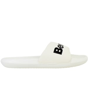 Bench Cruise Mens White Sliders