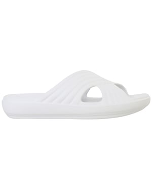 Roxy Rivie Womens White Sliders