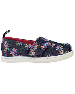 Toms Alpargata Kids Navy Plimsolls