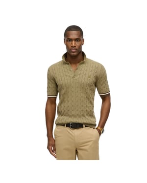 Superdry gebreide poloshirt voor heren