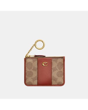 Essential Mini Id Card Case In Signature Canvas