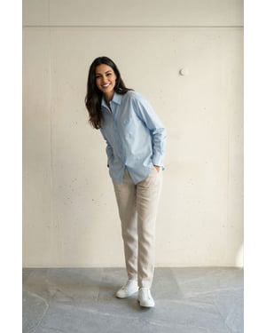 Long Cotton Textured Shirt