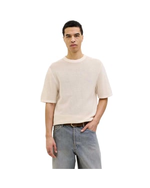 Jack And Jones Heren Joralmeria Crew Hals T-shirt (Zeezout)