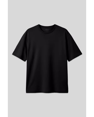 Overmaatse Katoenmix Crew Neck T-Shirt