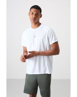Heren Effen Crew Neck Korte Mouwen T-Shirt