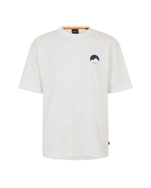 Boss HBO Move T-shirt voor heren, standaardmodel (Wit)
