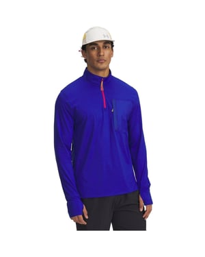 Under Armour T-shirt Launch Trail för herrar (Blå)