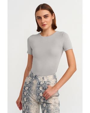 Dames Slim Fit Ronde Hals T-Shirt