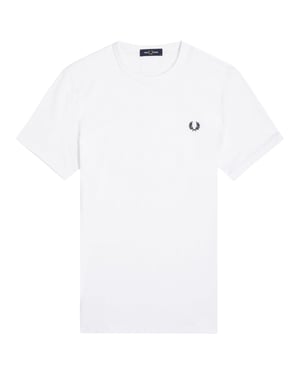Fred Perry Ringer T-Shirt White