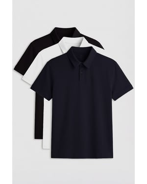 Heren Katoen-Elastaan Polo T-shirt