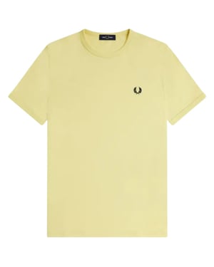 Fred Perry Ringer T-Shirt Champion's Gold Yellow