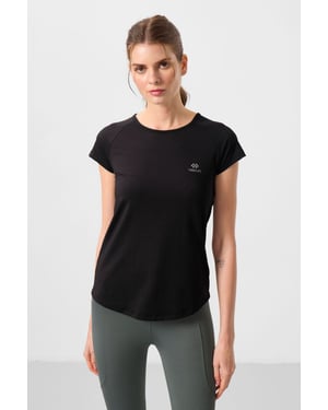 Dames Korte Mouwen Crew Neck T-shirt