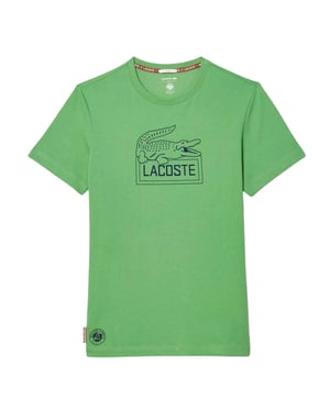 Lacoste Unisex volwassen Roland Garros Editie Normaal T-Shirt (Groen)