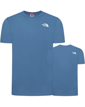The North Face Mens Simple Dome T Shirt Blue