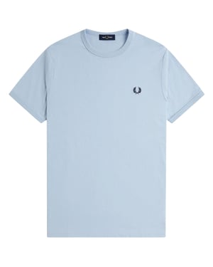 Fred Perry Ringer T-Shirt Light Smoke Blue
