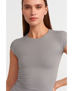 Dames Slim Fit Crew Neck T-shirt