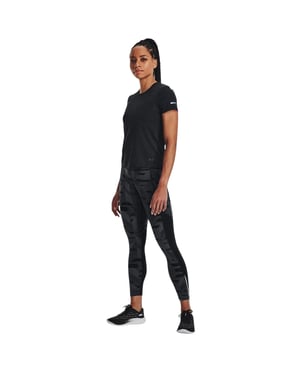 Under Armour Stride Regular T-shirt voor dames (Zwart)