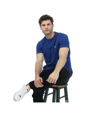Weekend Offender Heren Bridgetown Katoenen T-Shirt (Royaal Blauw)