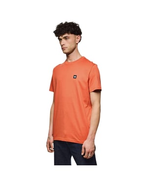 Weekend Offender Heren Strand Badge T-Shirt (Oranje)