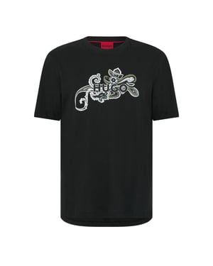 Hugo Heren Dulive T-Shirt (Zwart)
