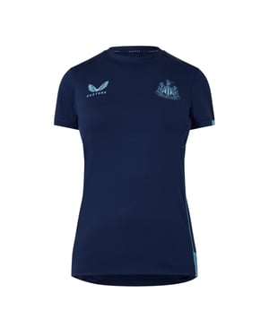 Castore Dames/Dames Newcastle United FC Sport T-shirt (Blauw)