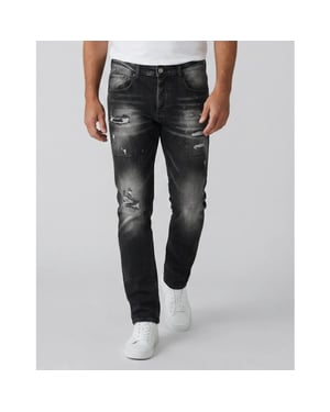 True Rise Ripped slim fit jeans spijkerbroek volwassenen