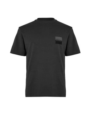 Hugo Heren geribd T-shirt (Zwart)