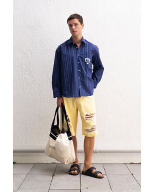 Förstörda Denimshorts