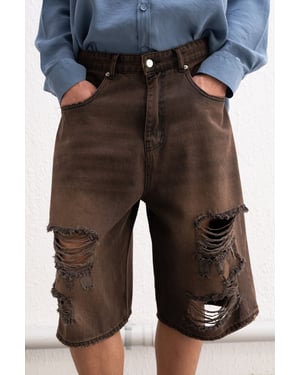 Förstörda jeansshorts