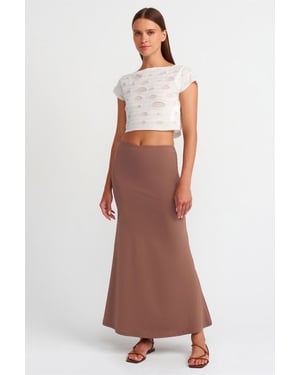 Hoge Taille A-Lijn Maxi Rok