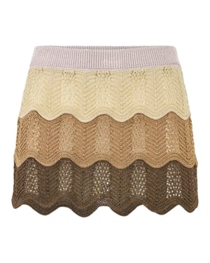 Mini Skirt Color Wave