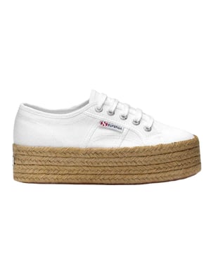 Superga Dames/Dames 2790 Touw Platform Trainers (Wit)