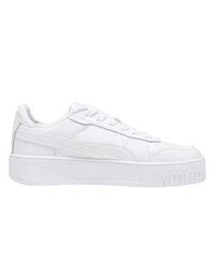 Puma Barn/ungdomar Carina Street Platform Trainers (Puma Vit)