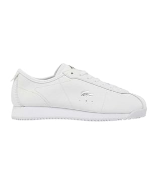Lacoste Dames/Dames Club Leren Trainers (Wit)