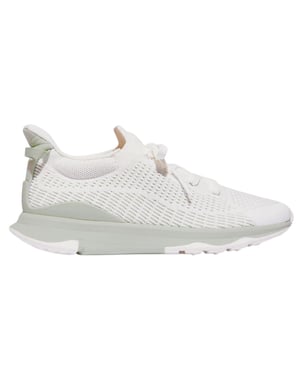 FitFlop Unisex-sneakers för vuxna i stickat material med Vitamin FFX-mönster, vattenavvisande (Vit)