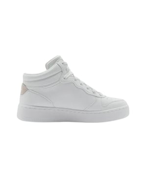 Skechers Dames/Dames Leren High Top Trainers (Wit)
