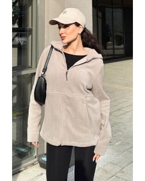 Dames Hooded Zip Sweatshirt