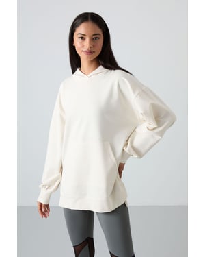 Overmaat Hoodie met Print