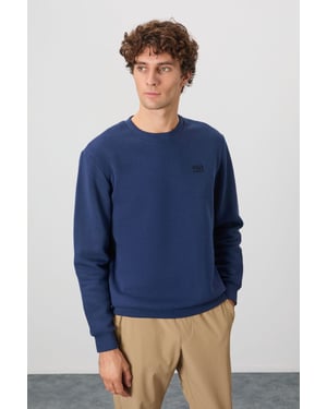Heren Regular Fit Crew Neck Sweatshirt