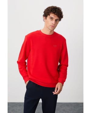 Heren Regular Fit Round Neck Sweater