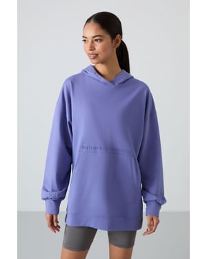 Overmaat Hoodie met Print