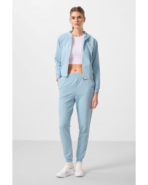 Oversized Hooded Zip Sweatshirt en Broek Set