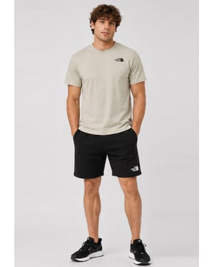 The North Face Men's Simple Dome T-Shirt & French Terry Shorts Set – Clay Grey / Black