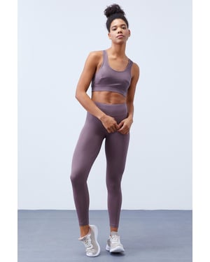 Ärmlös aktiv uppsättning med högmidjade leggings