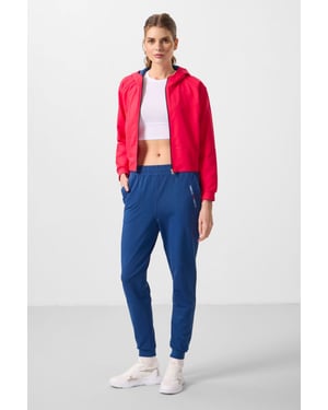 Overmaatse Hoodie Met Rits En Broek Set